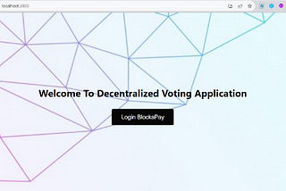 Simple Voting Decentralized Application on XDC Network using XDC RPC, React, and Truffle.