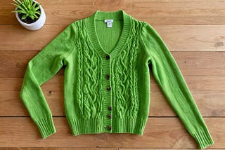 Bright-Green-Cardigan-1