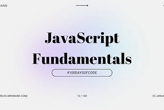 JavaScript Fundamentals: Objects