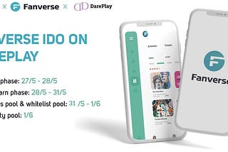 DarePlay will host Fanverse’s IDO as our most recent move towards Social-Fi and Web3 field