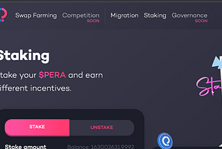 Pera Finance Weighted Single-Staking with Multi-Asset Yields