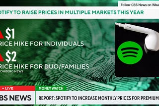 Spotify is increasing US prices again