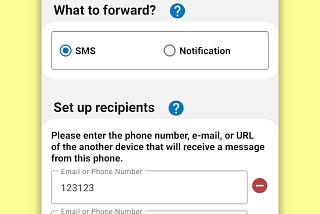 How to have 2FA SMS token redirected to another phone number?