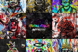 Emerging NFT Community Chroma World Introduces Pure Abstract Digital Artworks to Its Future Holders