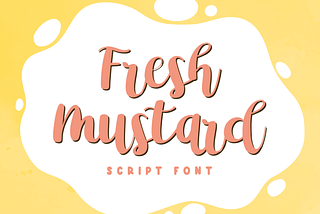 Fresh Mustard Font