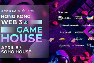 Countdown 2 Days | Join us at the COMBO x W Labs Game House during the Hong Kong Web3 Festival 2024!