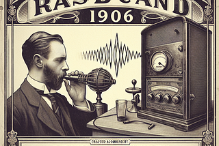 On December 24, 1906, Reginald Fessenden achieved the first radio broadcast. Prior, wireless communication was dots-and-dashes Morse code. He transmitted voice and music, forever changing communication.