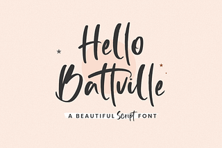 Hello Battville Font