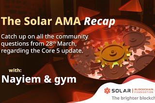 Unveiling the Future of Solar: AMA with the Lead Core Developer