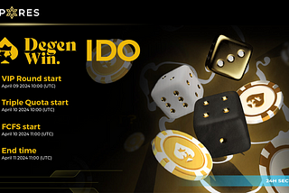 The Premier Destination for Crypto Gaming: DegenWin on Spores Launchpad!