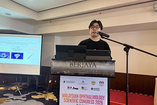 Malaysian Ophthalmology Scientific Congress 2026で学会発表!!