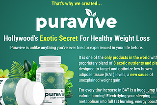 Puravive Weight Loss Support Capsules Official Website, Benefits & Reviews