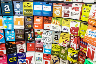 $800 billion spent annually on gift cards… What are we doing?