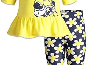 Disney Minnie Mouse short sleeve T-Shirt & Legging