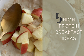 5 ways to get a high protein breakfast