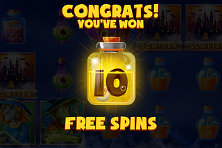 You have won 10 free spins