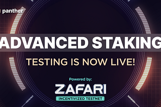 Incentivized testing for $ZKP Advanced Staking is now LIVE!