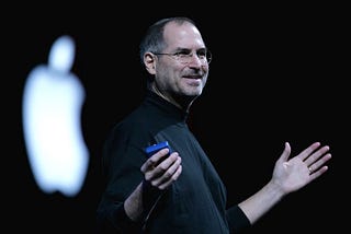 Steve Jobs iPhone Launch — Apple CEO Steve Jobs delivers a keynote address at the 2005 Macworld Expo. Justin Sullivan | Getty Images