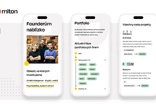Nový web pro investiční společnost Miton: Moderní brand i design, na kterých stojí komunikace