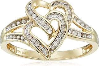 Diamond Heart Ring.