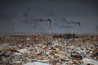 Polluted wasteland, our future, image courtesy of https://onehandforearth.wordpress.com/2016/10/03/a-polluted-wasteland/