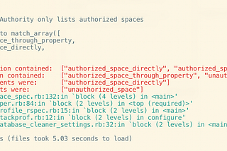 RSpec Formatting Hot Takes