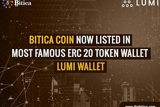 Bitica Coin Now Listed In LUMI Wallet