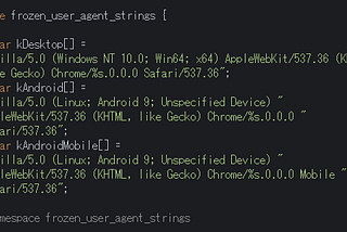 User-Agent文字列に対する
ブラウザベンダ各社の動向の調査と実装の現状-2021Q2版
