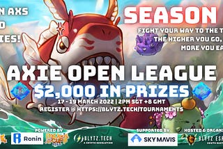 Sequel! Blytz Esports launches Season 1 of Axie Open League!