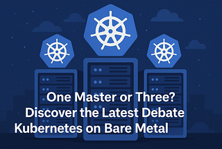 One Master or Three? Discover the Latest Debate Rocking Kubernetes on Bare Metal