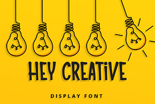 Hey Creative Font