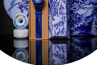 Collision between street and Chinese art, G-SHOCK retranslates new blue and white gameplay