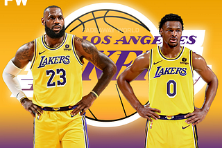 Bronny James and his fatherLebron James