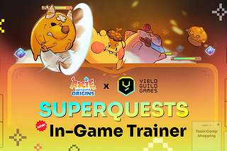 YGG Deepens Support for Ronin with Release of YGG Superquests In-Game Trainer for Axie Infinity…