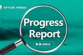 OptionPanda Progress Report ( 2021.6.20–2021.7.4 )