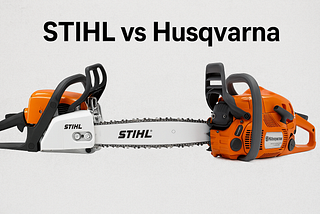 Husqvarna and STIHL are the most popular chainsaw brands.