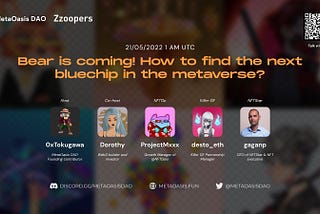 Twitter Space Recap: Bear is coming! How to find the next blue chip in the metaverse?