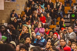 (Community forum on Black America, photo by Tony Webster)