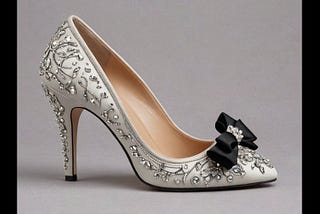 Heels-With-Silver-Bow-1