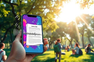 Listening IO Academic papers on the go | Mobile Learning