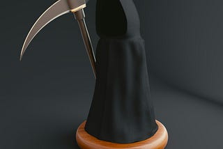 Grim reaper ornmanet.
