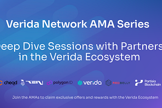 Get Inside the Verida Ecosystem: Dive Deep with Our Partners in Verida Network AMA Sessions