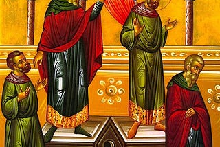 Icon of the Pharisee and the Publican