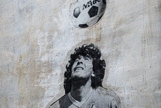 Diego Maradona Mural and Street Art