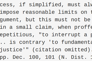 What does “procedural due process” mean in Massachusetts small claims courts?