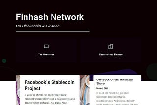 Introducing Finhash Network: A New Website on Blockchain & Finance