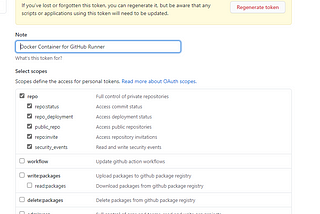 Github Action Windows Runners on Docker Container