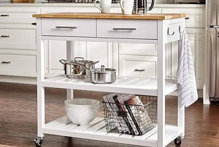 stylewell-glenville-white-double-kitchen-cart-1