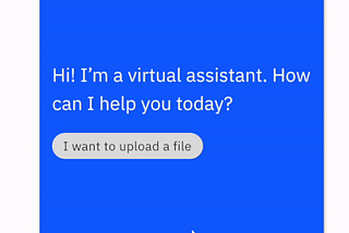 watsonx Assistant: upload a file from the web chat interface