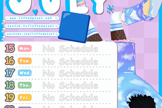 🟦📅 This Weeks Schedule 📅🟦